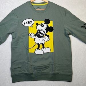 Disney Mickey Mouse‎ Sweatshirt- Men Large- NWT